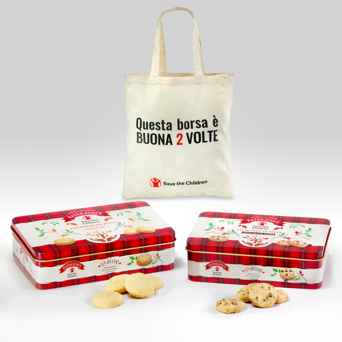 BisBuoni - 2 confezioni con Shopper
